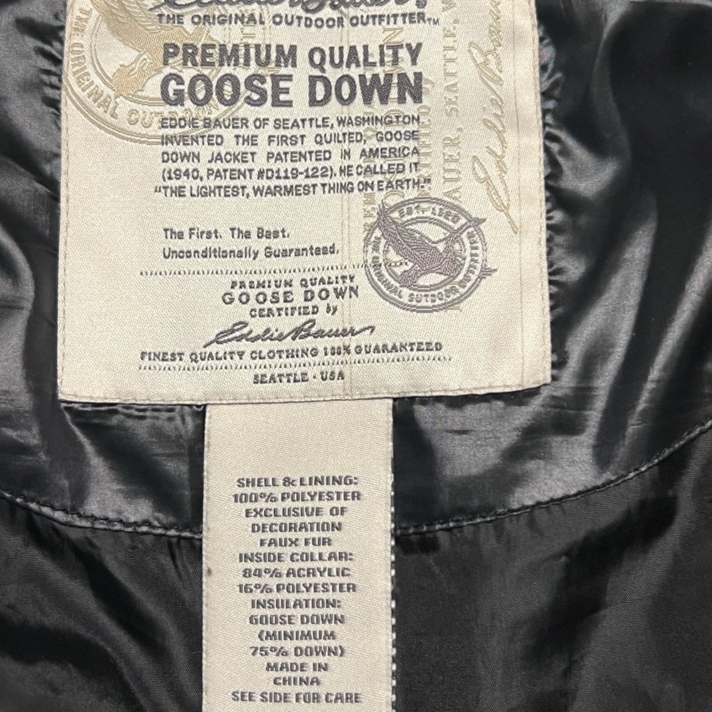 Eddie Bauer Premium Quality Goose Down Vest - Picture 11 of 15
